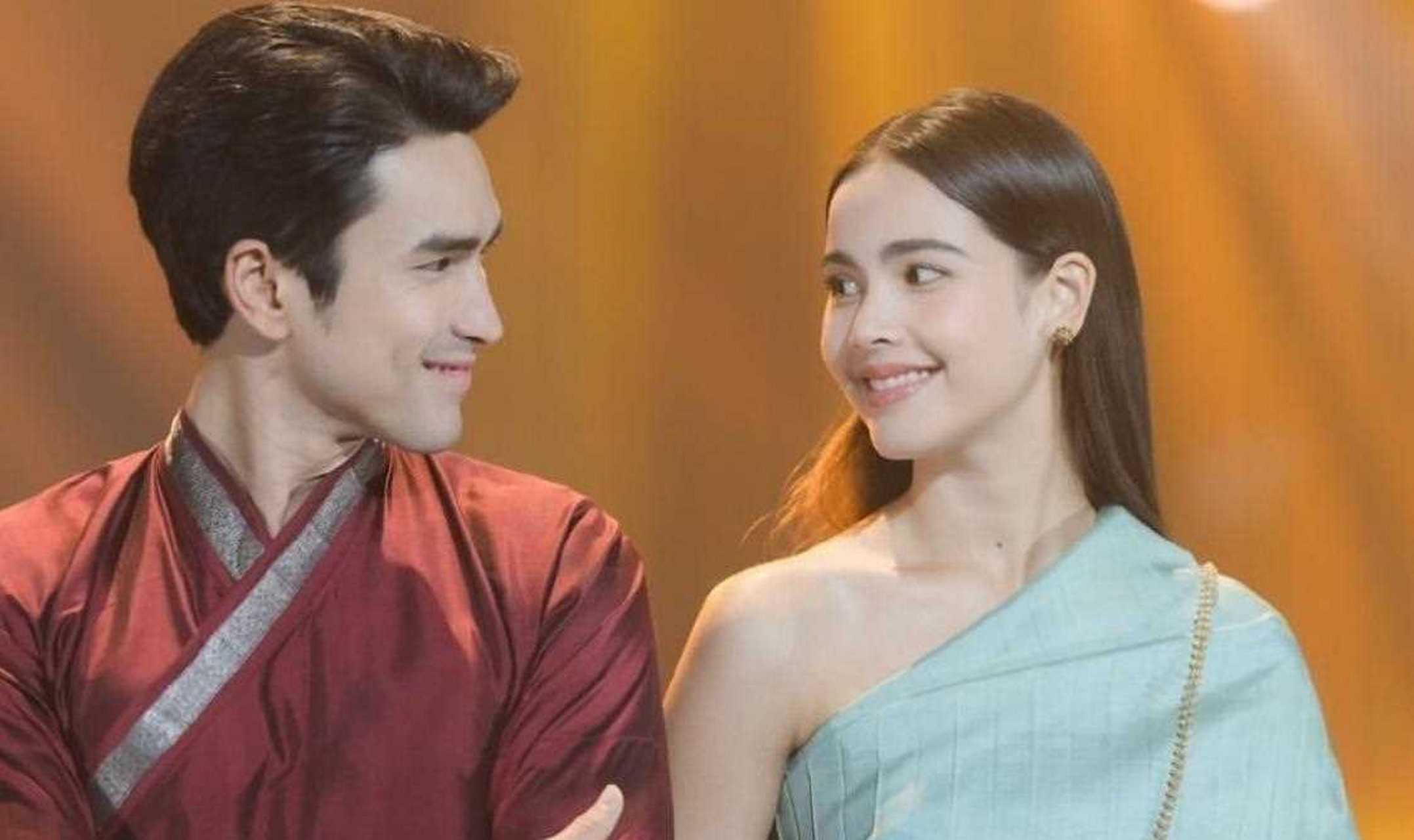 nadech和yaya参加3台新剧推介会宣传泰剧《金娜丽之纹》幕后照曝光,穿