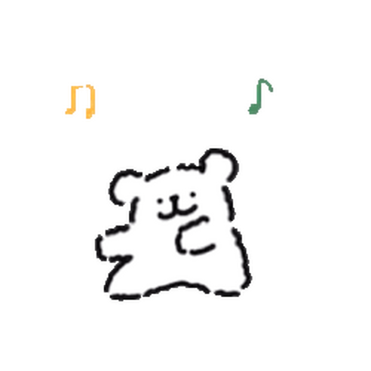 线条小狗动态表情包 太爱啦