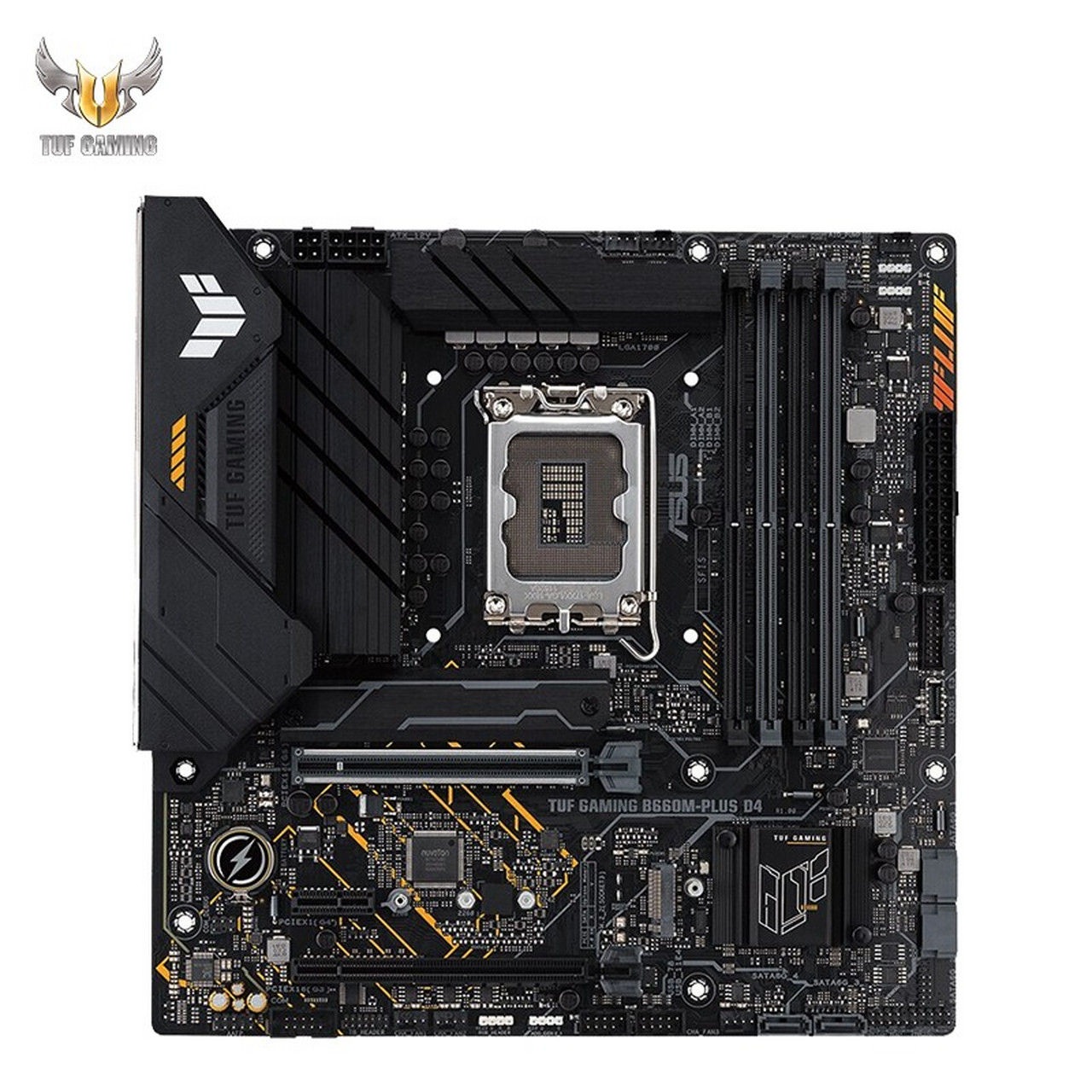 华硕(asus tuf gaming b660m-plus d4重炮手主板 支持 cpu12700