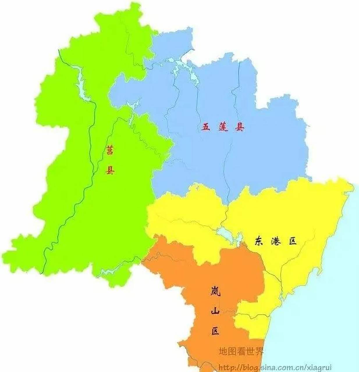 作为日照市的几个县区,人们心态不一致,心情更不同.