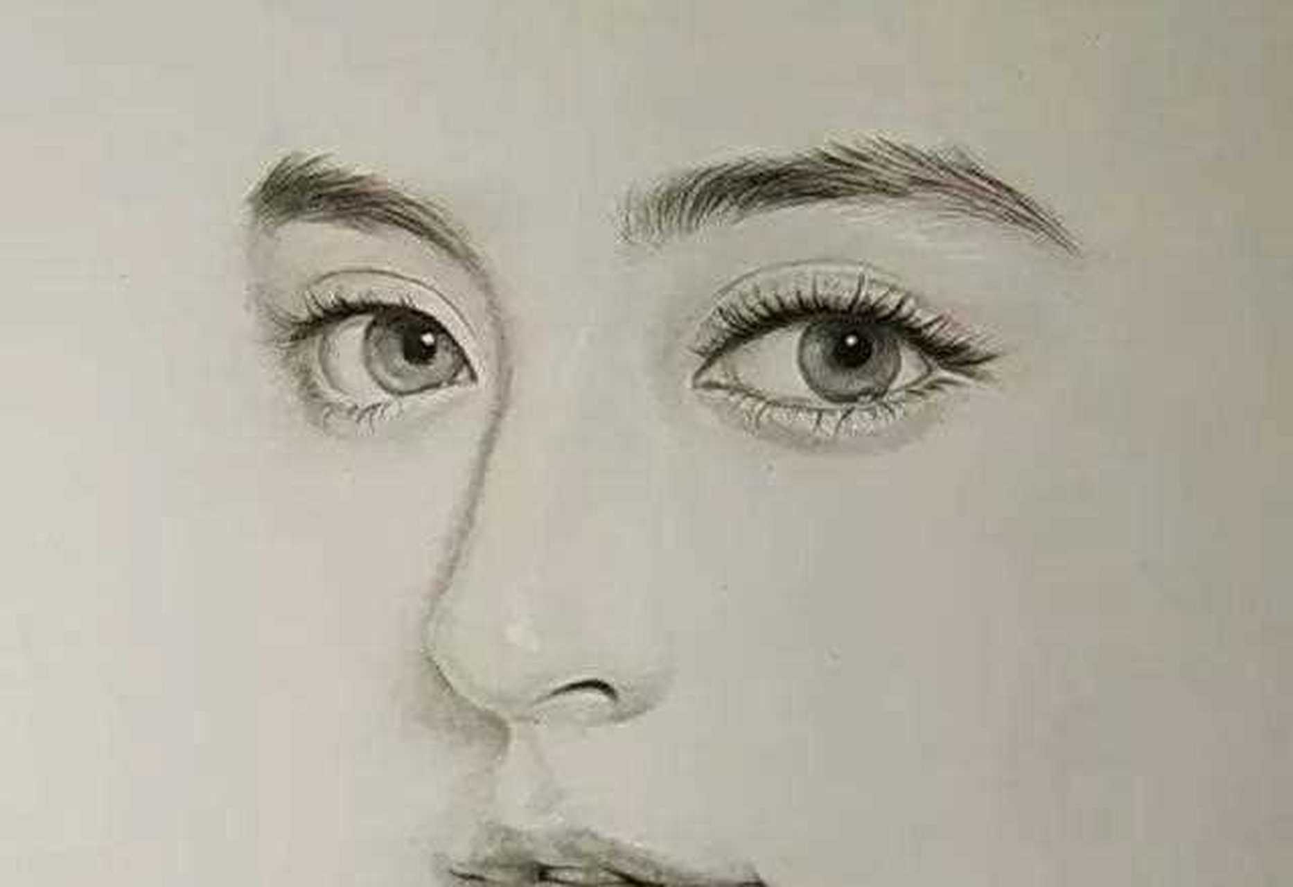 六大女明星的手绘头像,迪丽热巴难找,杨幂最好认,最后是谁?