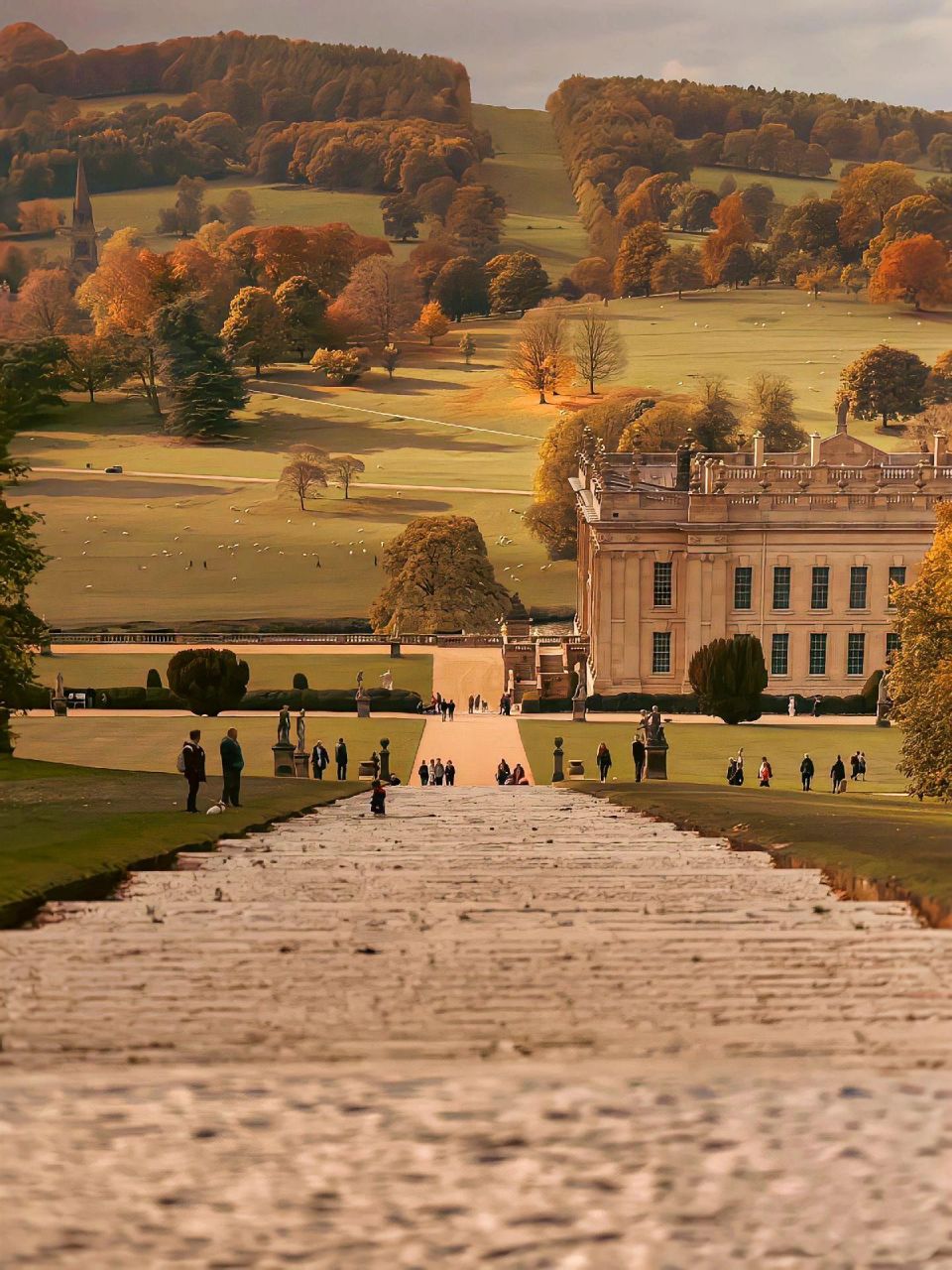 《傲慢与偏见》取景地—达西庄园 查茨沃斯庄园(chatsworth house),又