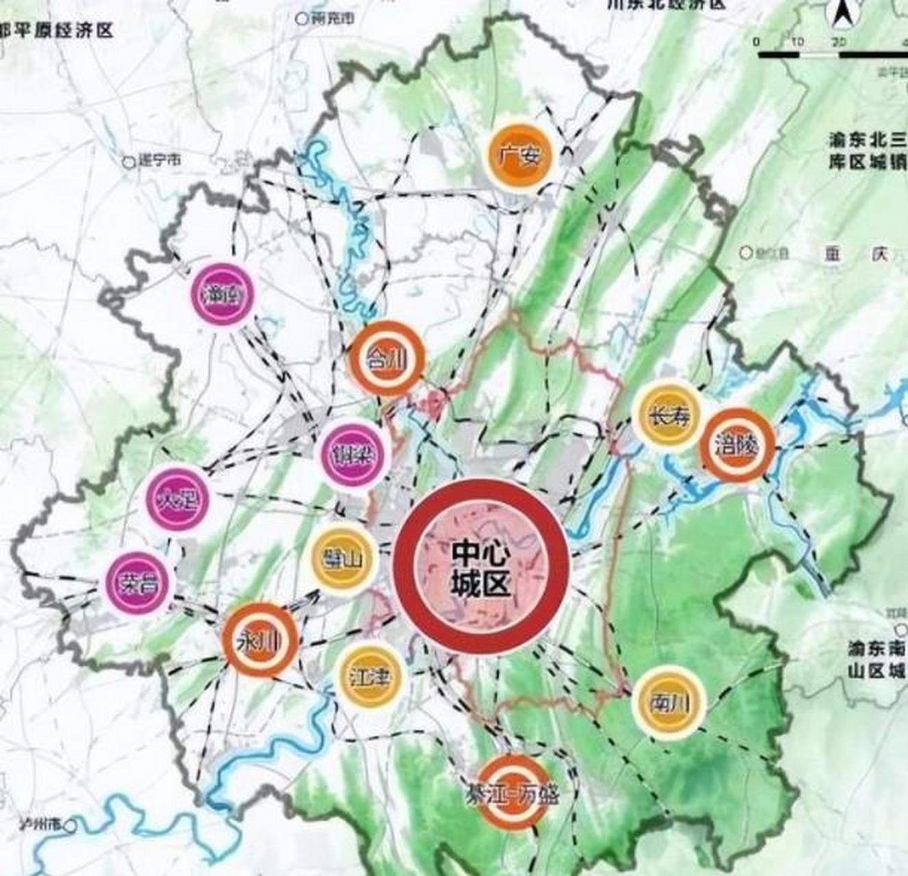 重庆五城规划图片