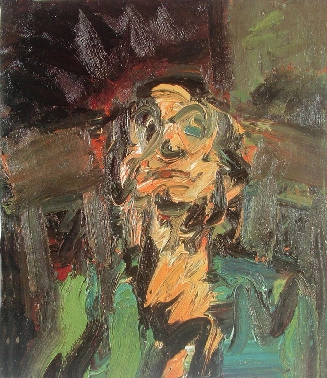 德国当代表现主义绘画大神 : 弗兰克·奥尔巴赫(frank auerbach)的