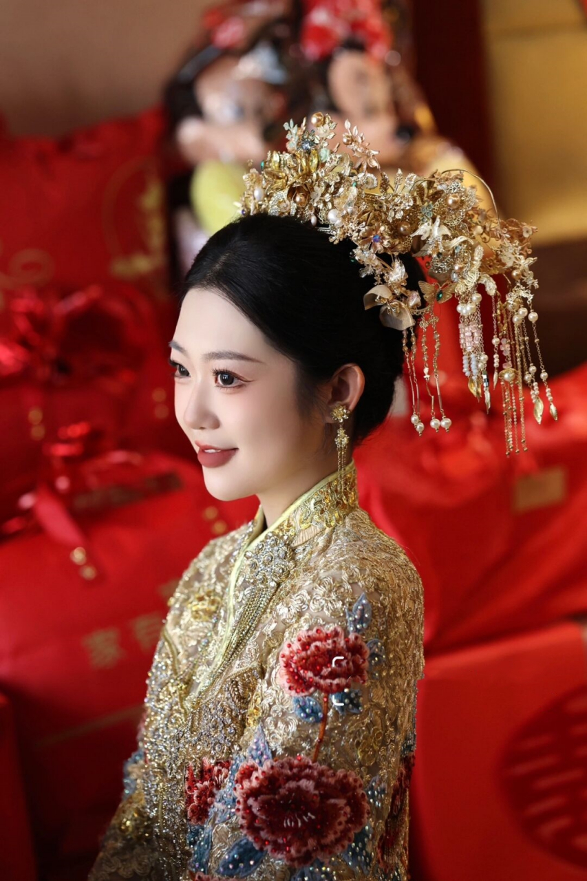 秀禾白纱妆造|太原新娘跟妆