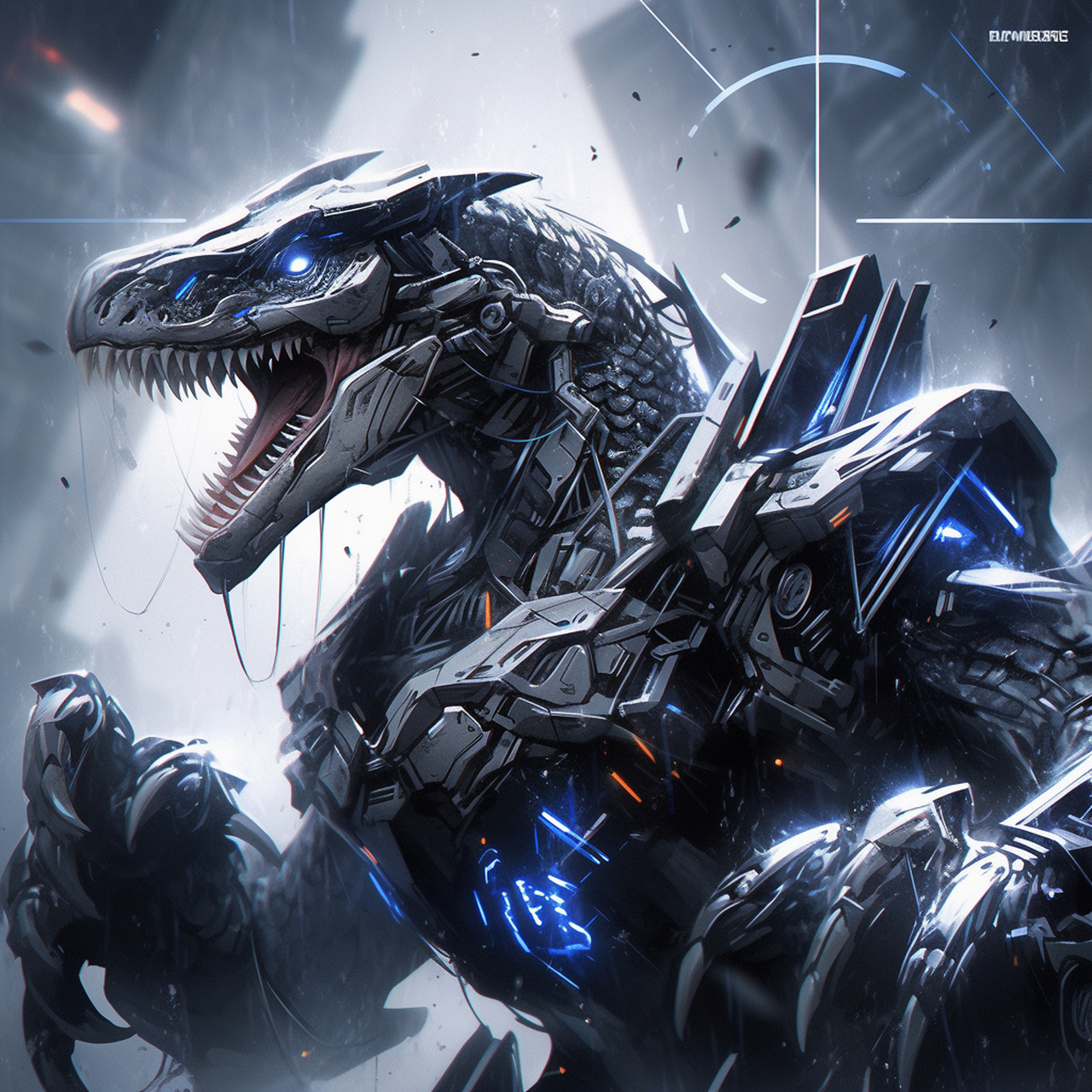 【恐龙系列】机械迅猛龙~  上次是霸王龙~这次是迅猛龙~这种机械感的