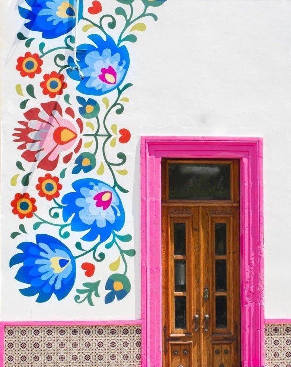 墙绘|有趣有灵魂的门 [照相机]         #且踏青且装修