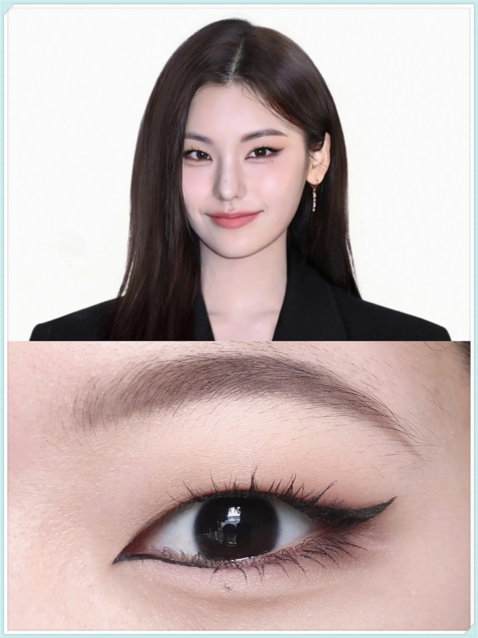 单眼皮的朋友们,快来学习一下黄礼志的超好看的狐狸眼妆吧!