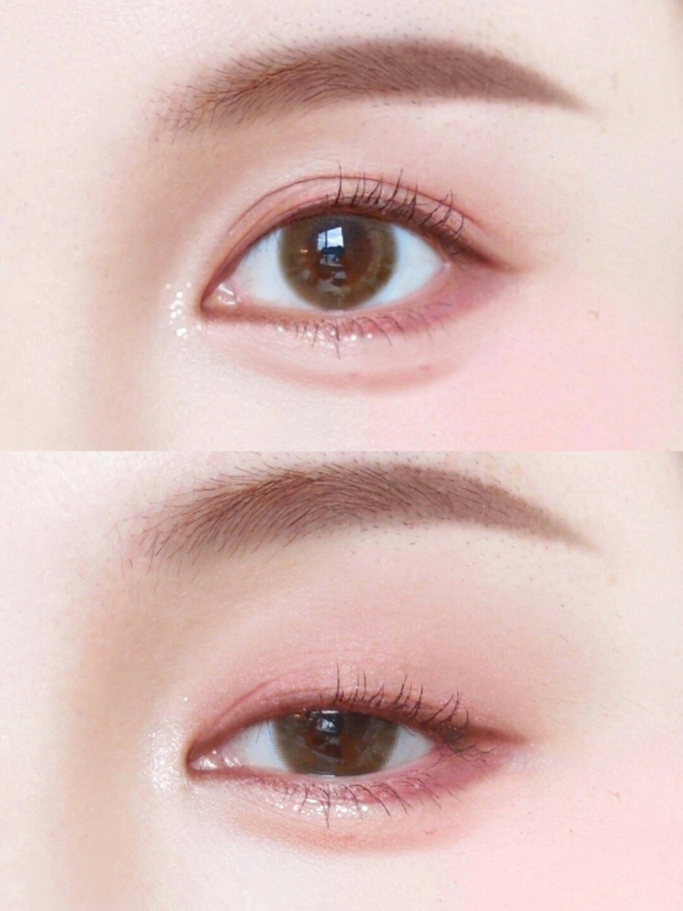 cleanmakeup|圆眼甜妹眼妆!新手蜜桃白开妆