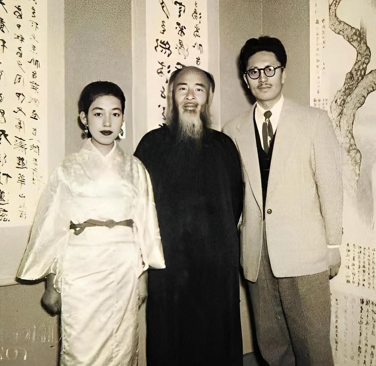 1953年,54岁的奇才张大千前往日本旅居!