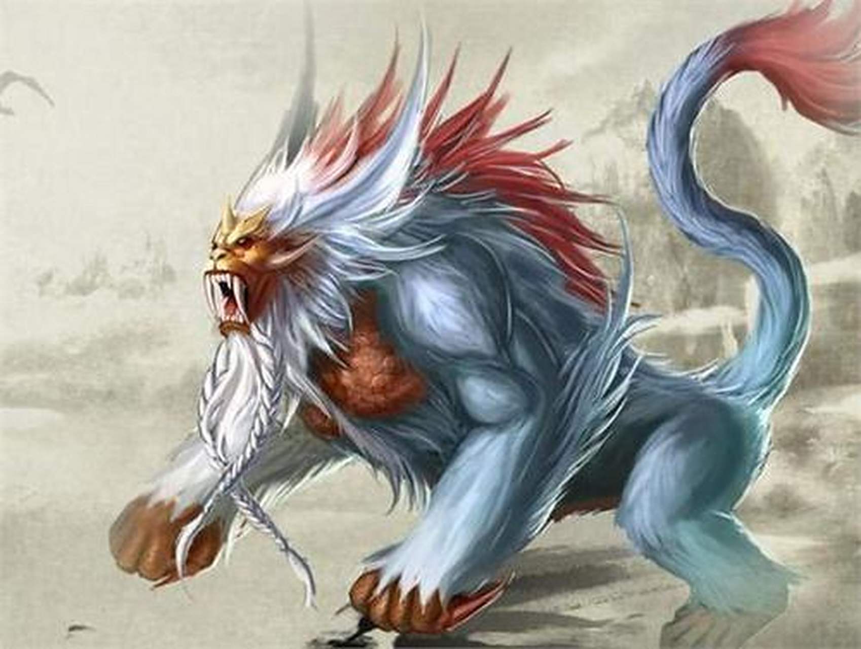 相传诸怀是古代中国神话中的一种怪兽.