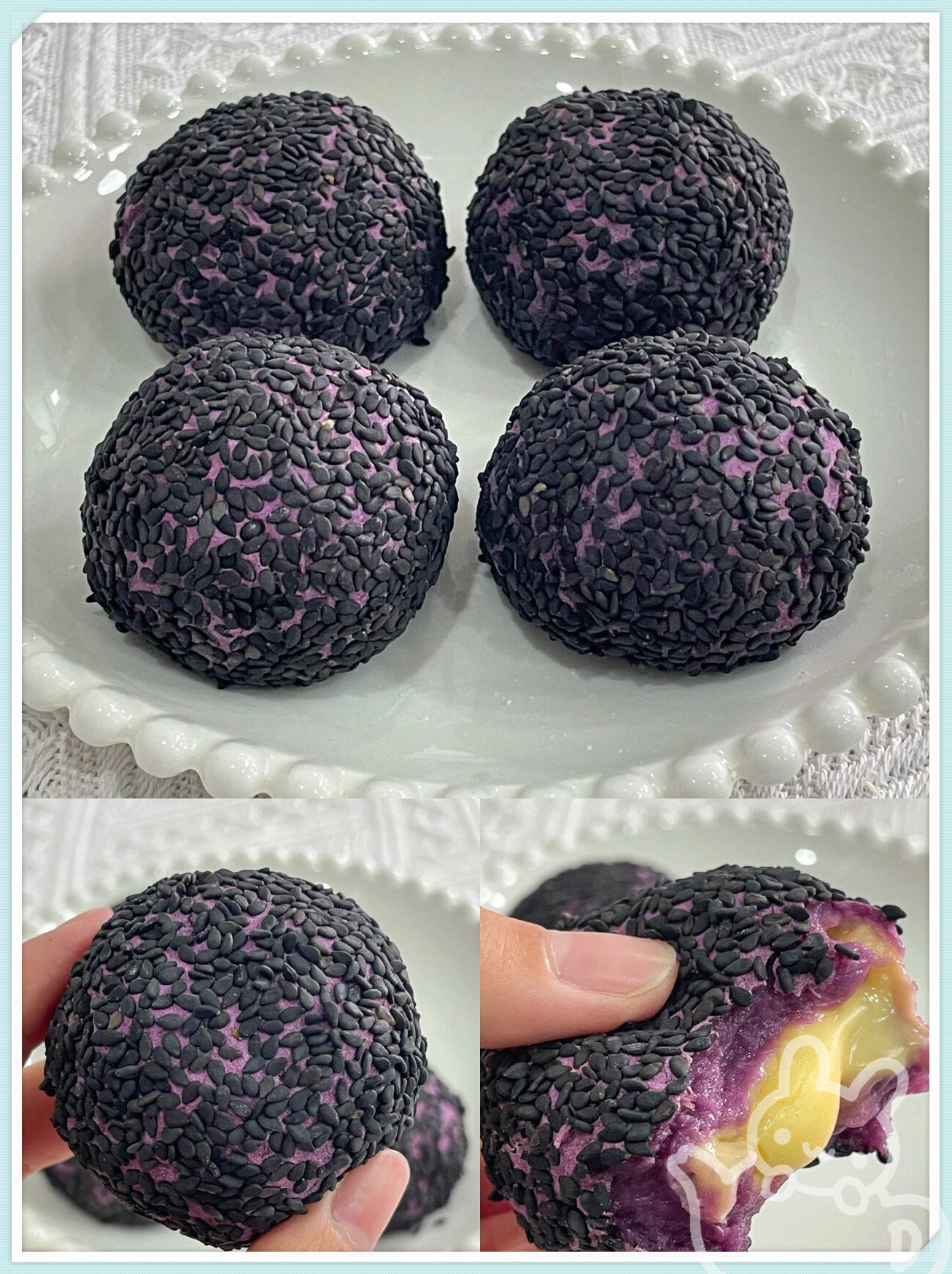 哇哦!这个紫薯芝士球真的太好吃了.