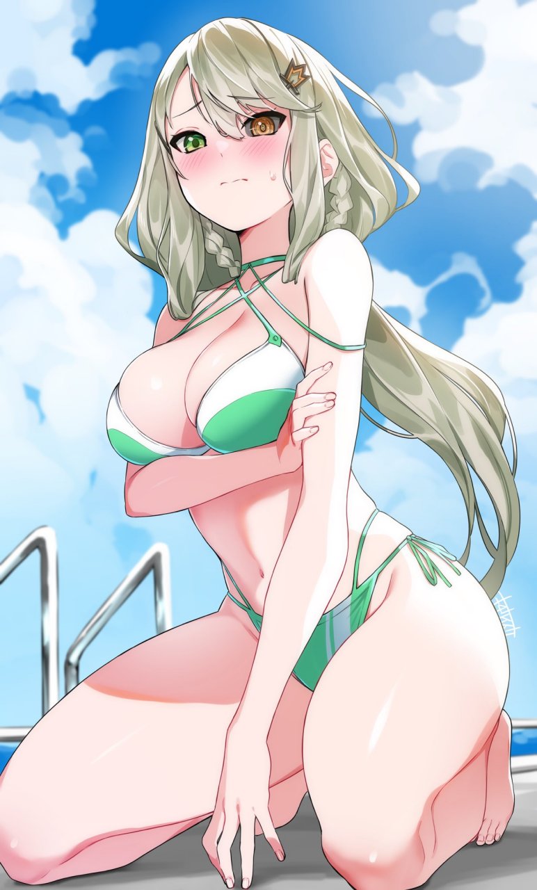 画师:トーチケイスケ #泳衣美女