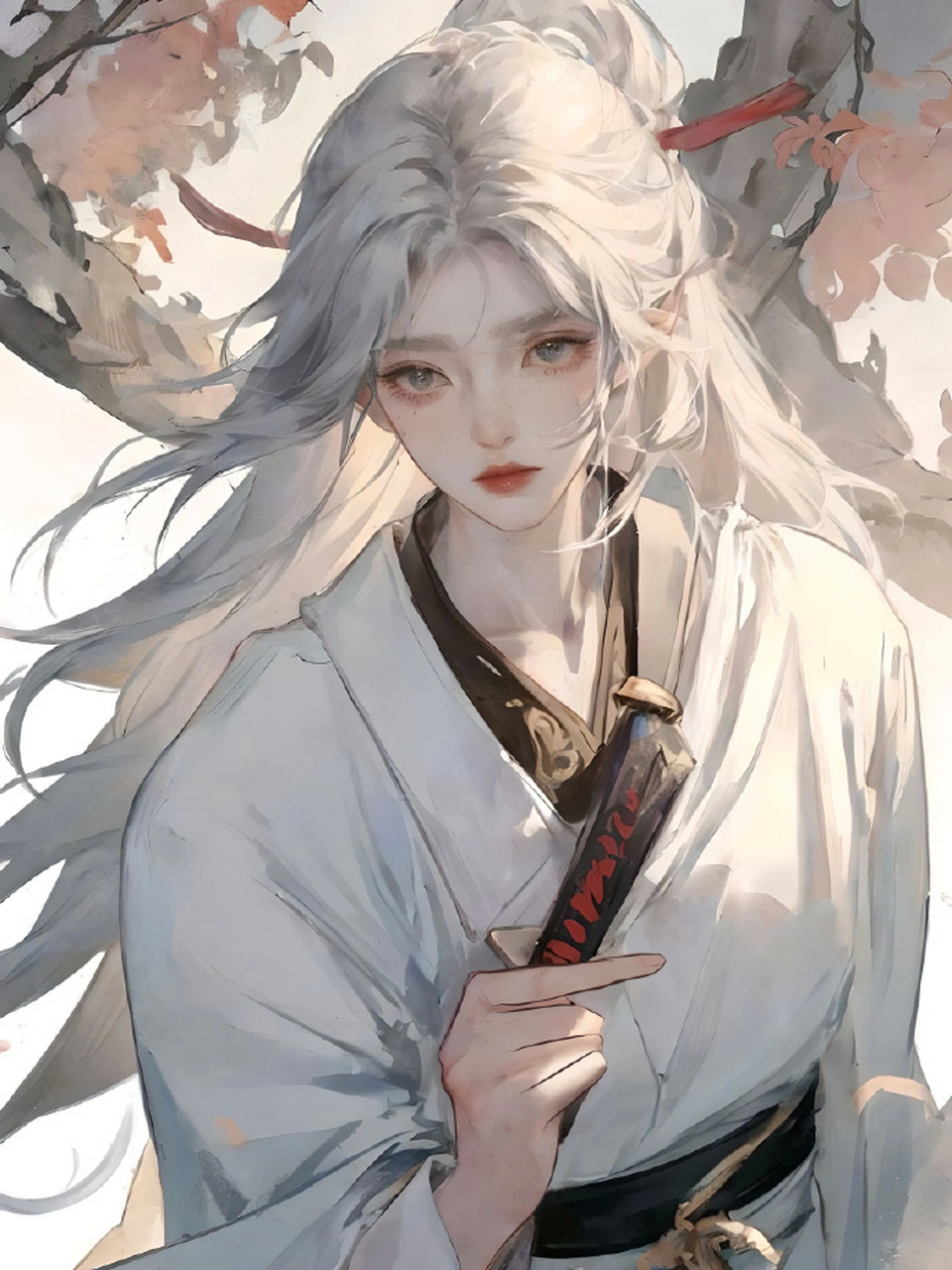 古风白发女生,一剑霜寒十四州 676767