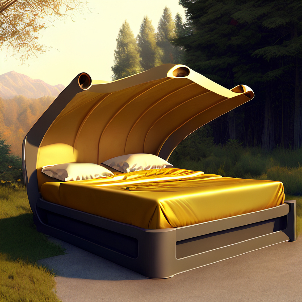 户外履常满,床头金不多.开阔,恬静,绚丽#百度ai绘图黑科技