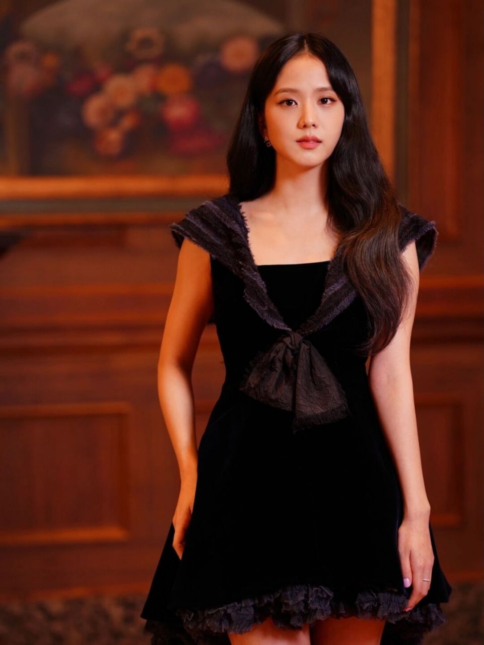 jisoo穿dior高定出席发布会 blackpink粉丝翘首以盼的 jisoo新剧《雪