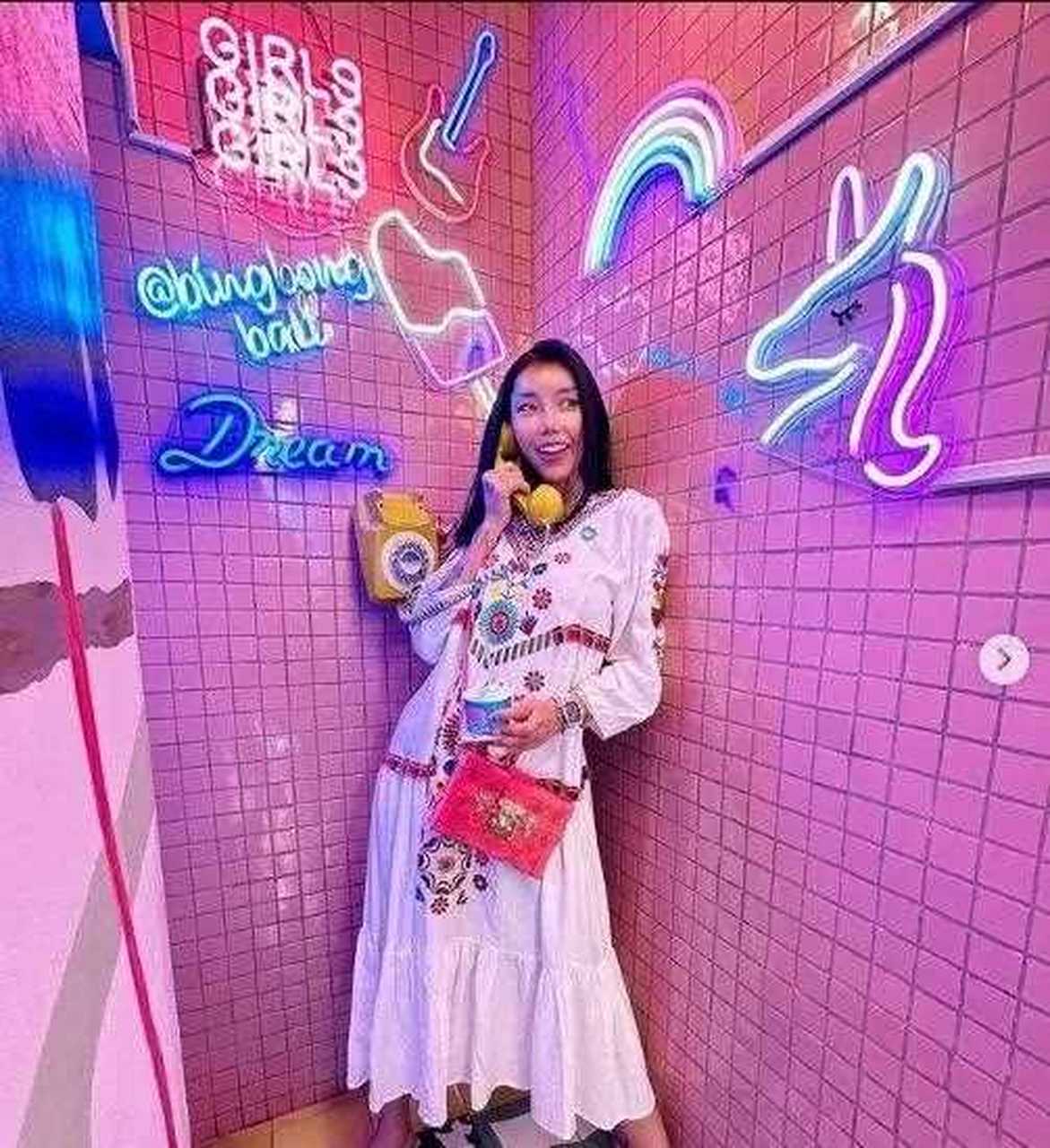 马来西亚女模兼dj林云被大家称为"全民姐姐".