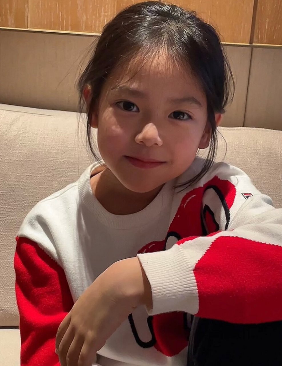 女儿歪嘴笑好绝