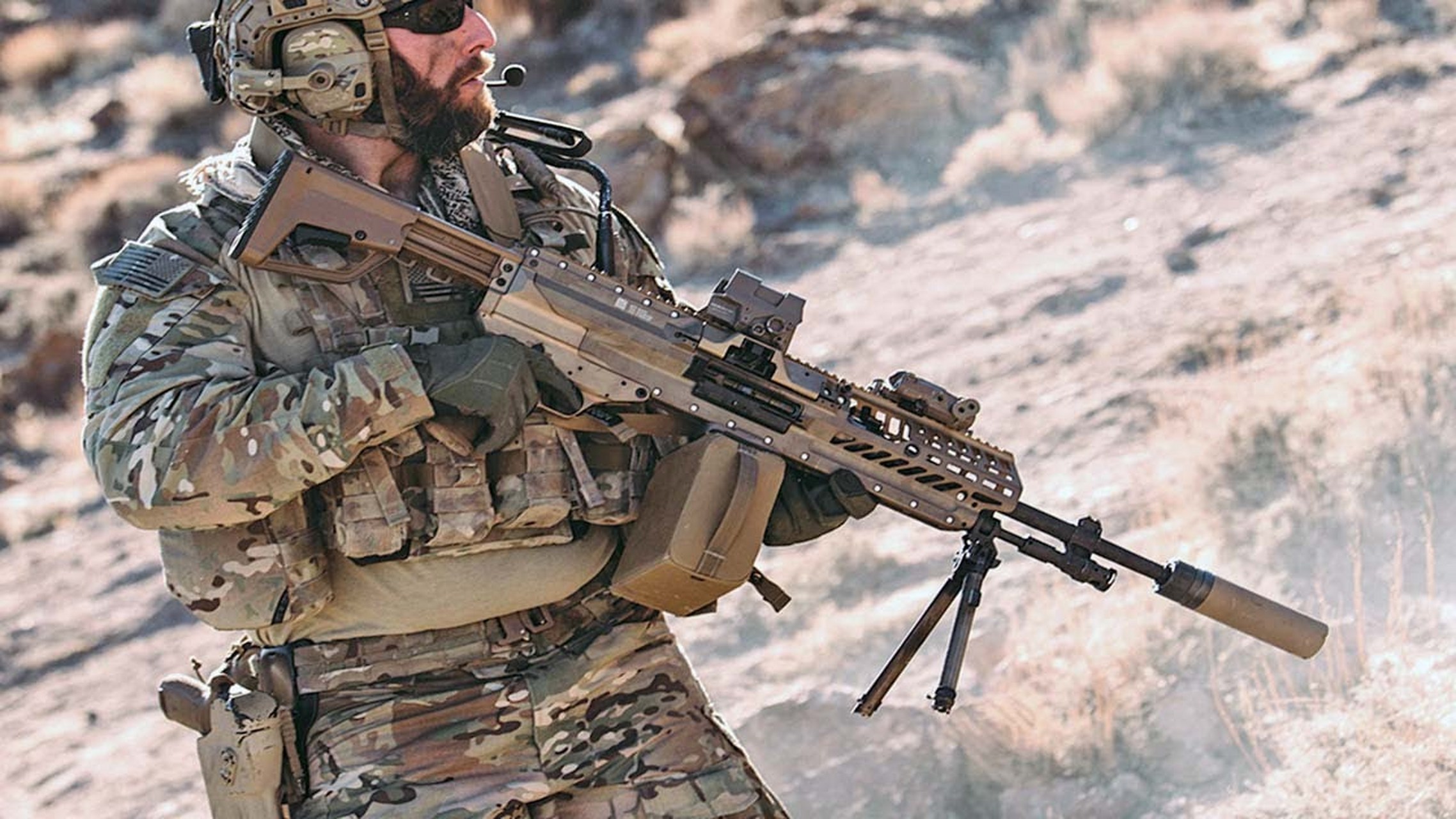 美国陆军的下一代班用轻机枪,西格绍尔的m250!