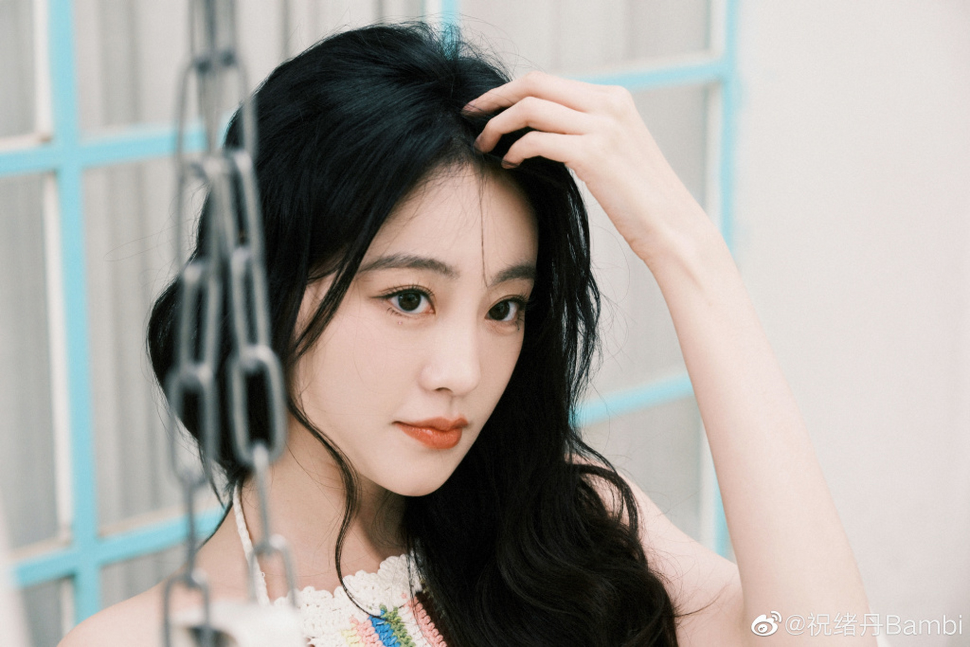 到祝绪丹的新照片整个人都被治愈的感觉,祝绪丹这