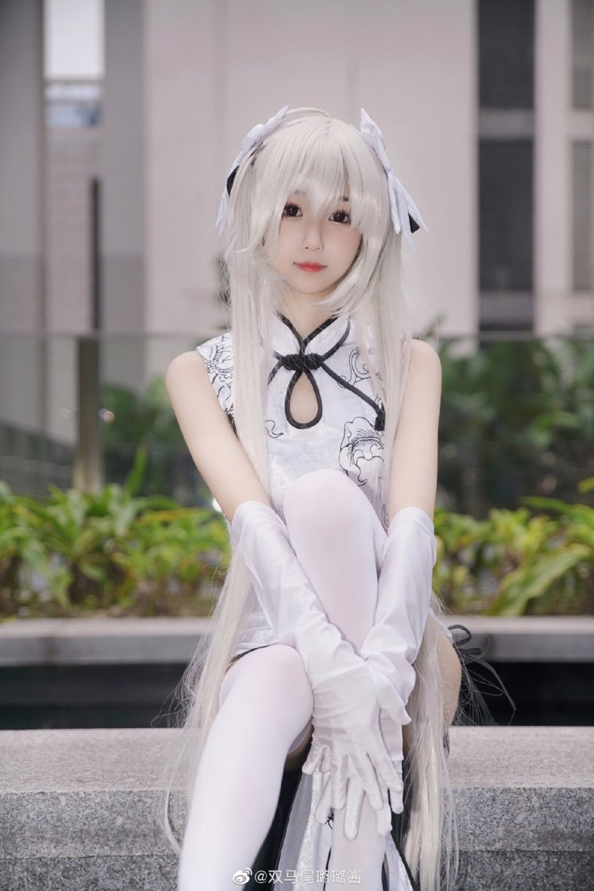 二次元cosplay# 可爱的穹妹,cn:双马尾璐璐酱
