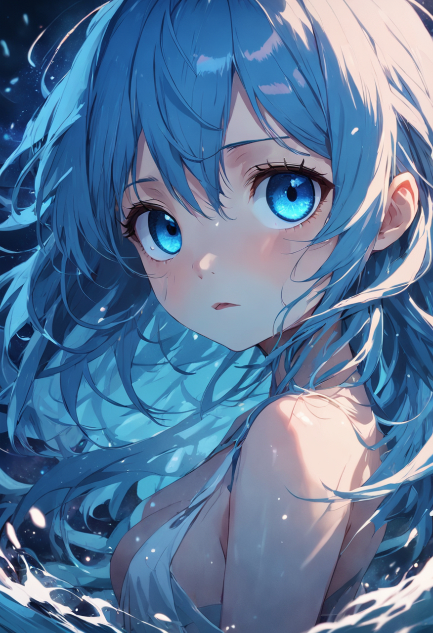 我有一双美丽的蓝色眼睛,每当我看向远方,它们似乎可以洞察到宇宙的