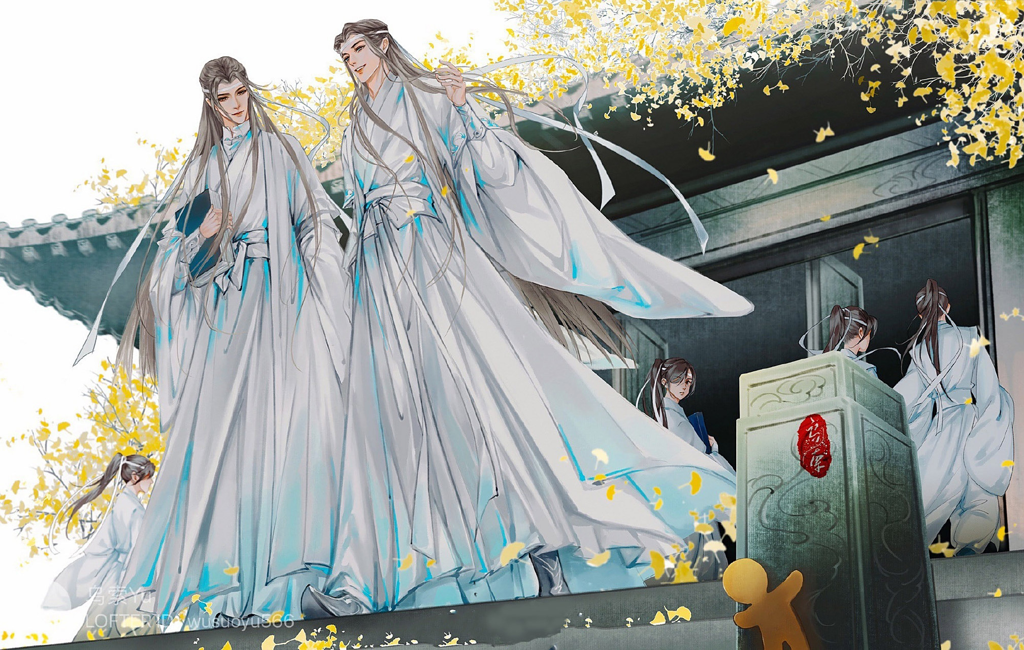 魔道祖师# 纸片羡偷窥被发现,这姑苏双壁的颜值简直太绝了!