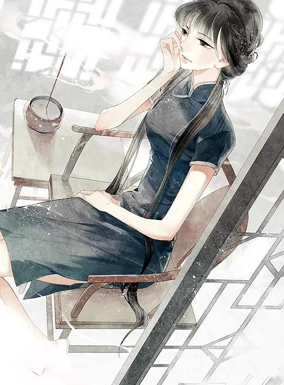 gif创作人# 动漫民国风绘画图片