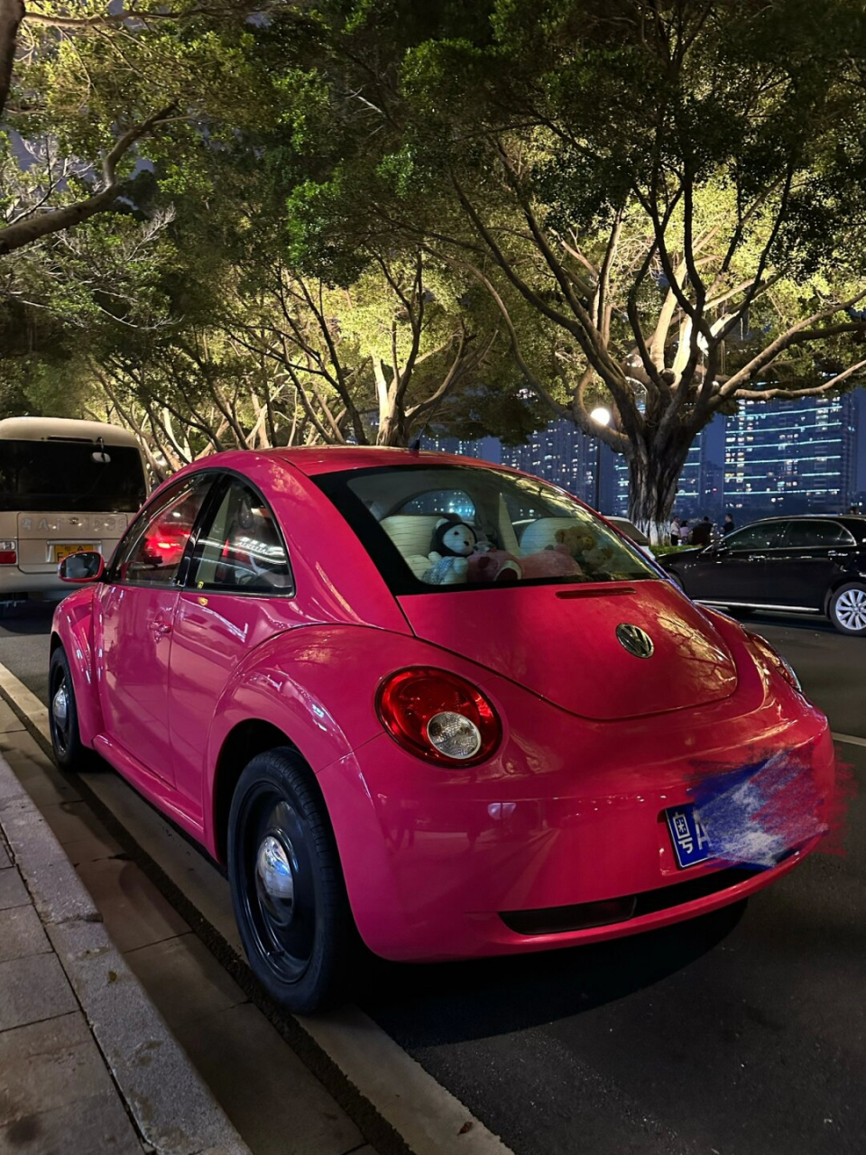 没办法它实在太好看啦  我的甲壳虫终于改色了,真的超级好看啊!