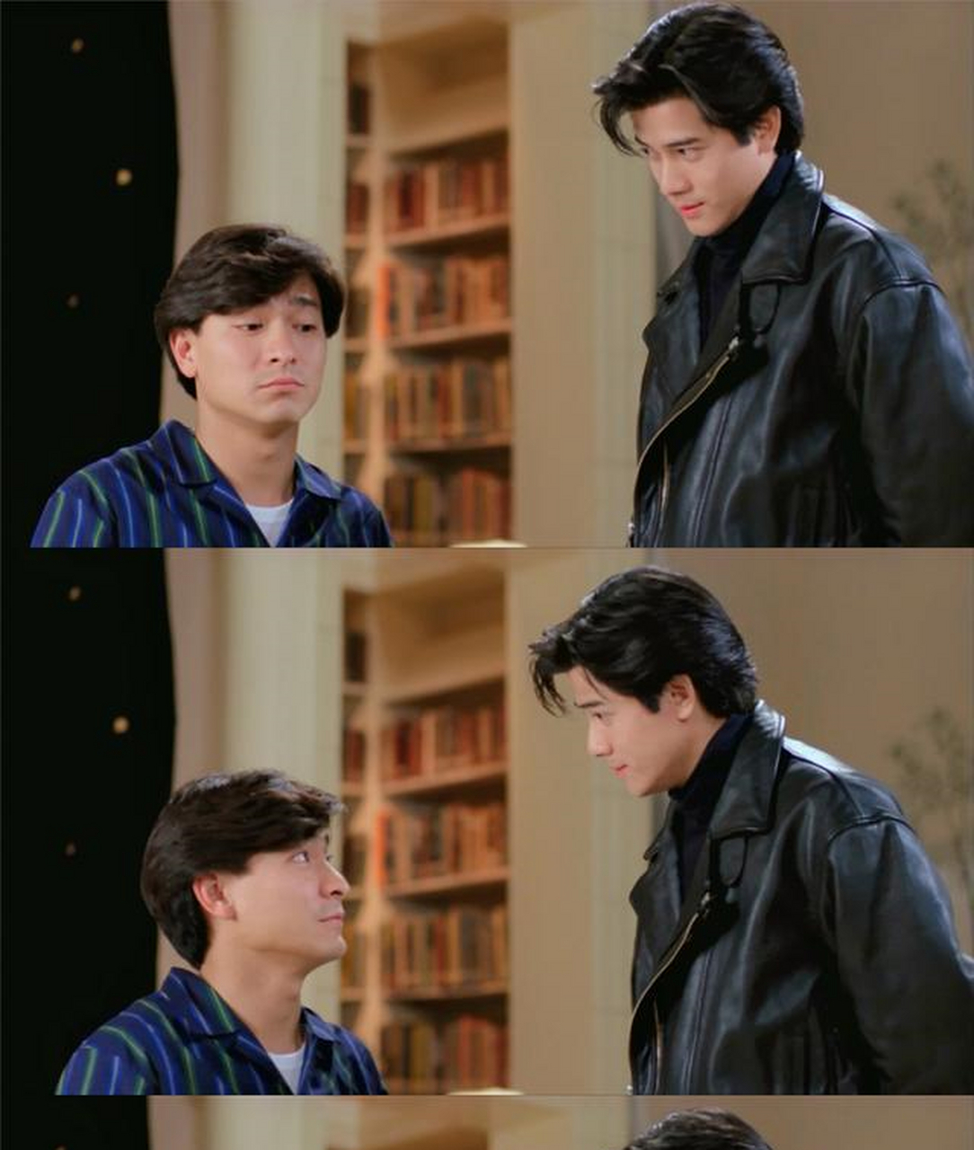 年轻时候的郭富城与刘德华《龙神太子》是由陈嘉上执导,刘德华,郭富城