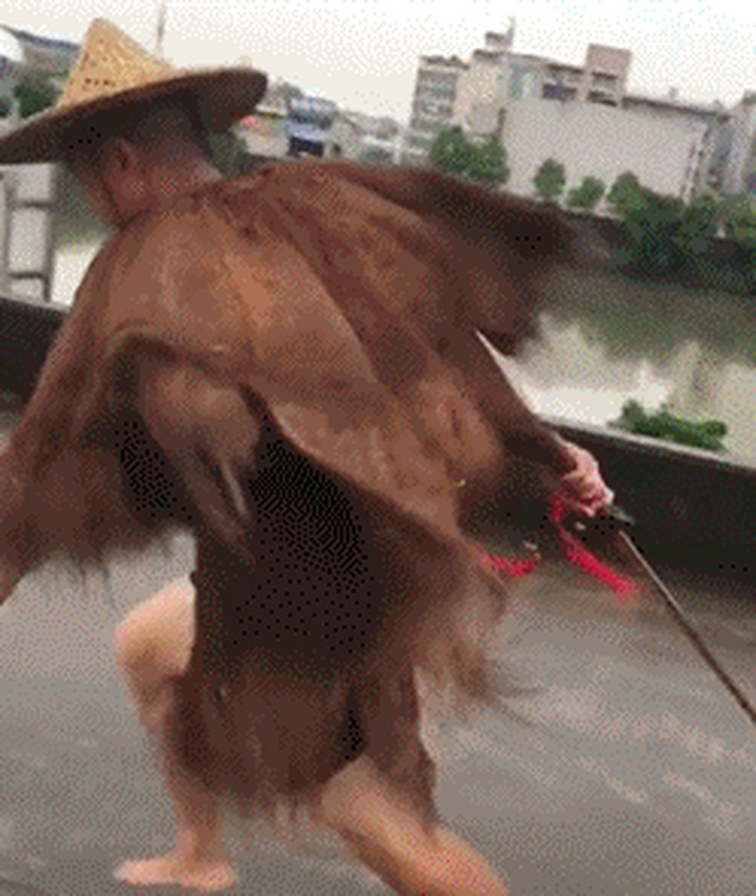 搞笑gif;第一个图我来也