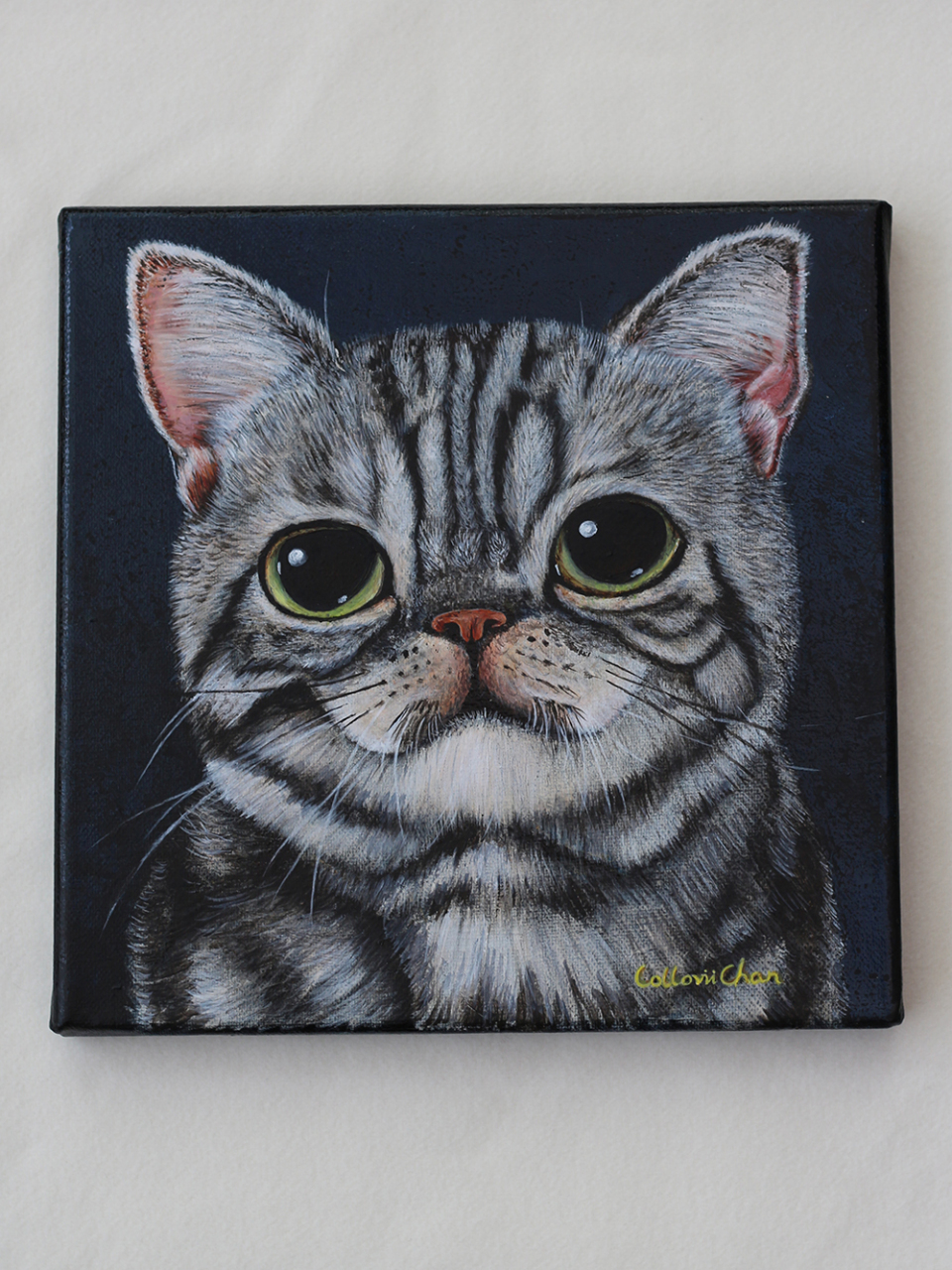 【02304251825】画猫是多么愉快的事…… #油画# #丙烯画# #猫# #画猫