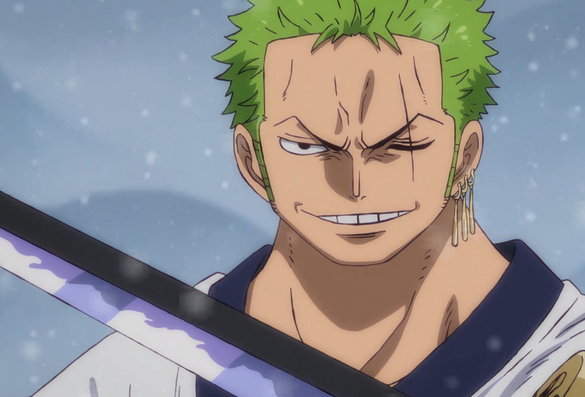 海贼王# #海贼王索隆# 索隆颜艺瞬间,用出三刀流才是真正模式,岂室换