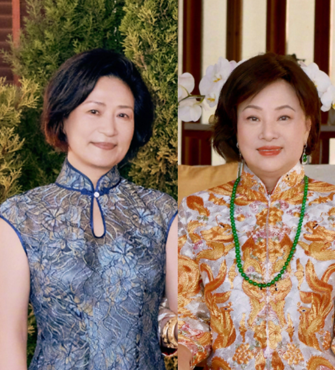 窦骁妈妈和何超莲妈妈气质都很好,气场强大