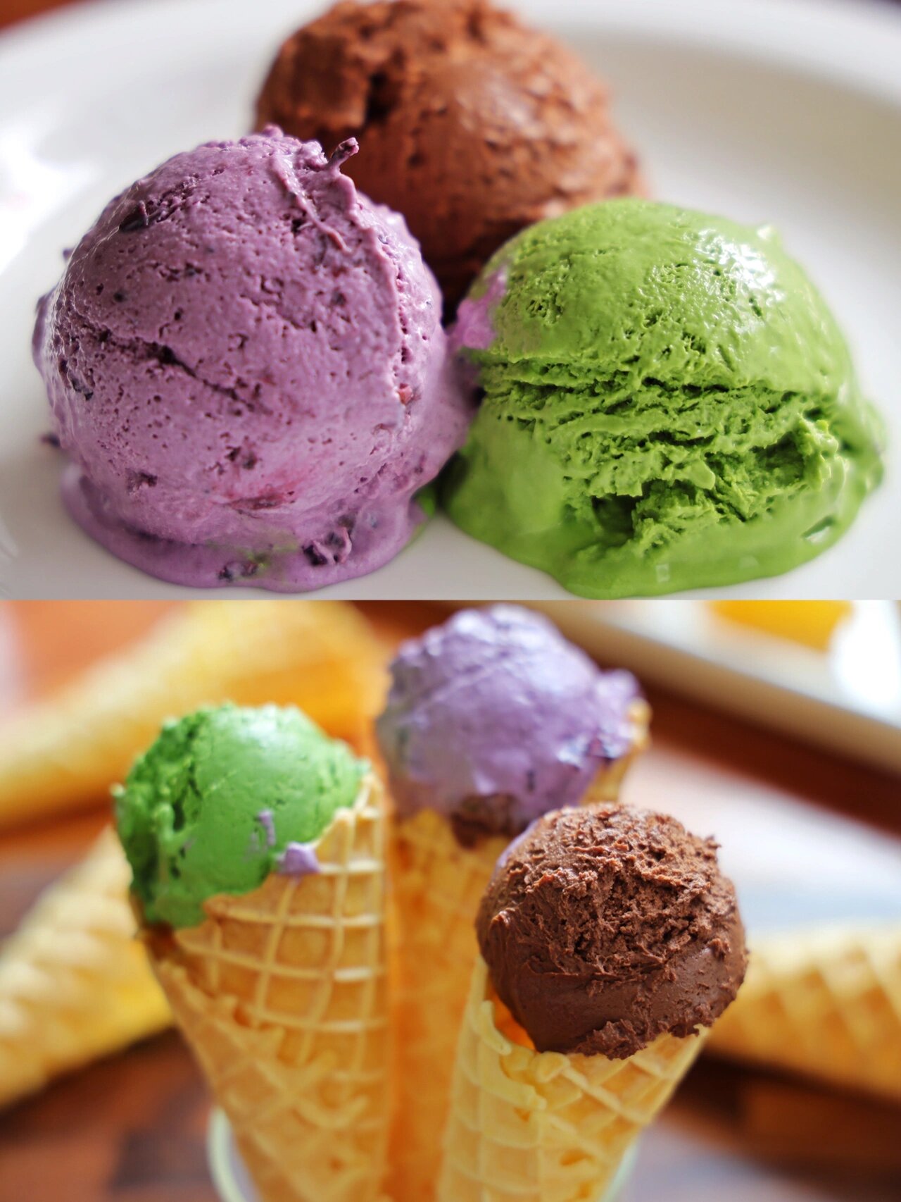 制作配料:蓝莓300克,白糖20克 20克,柠檬汁,抹茶粉8