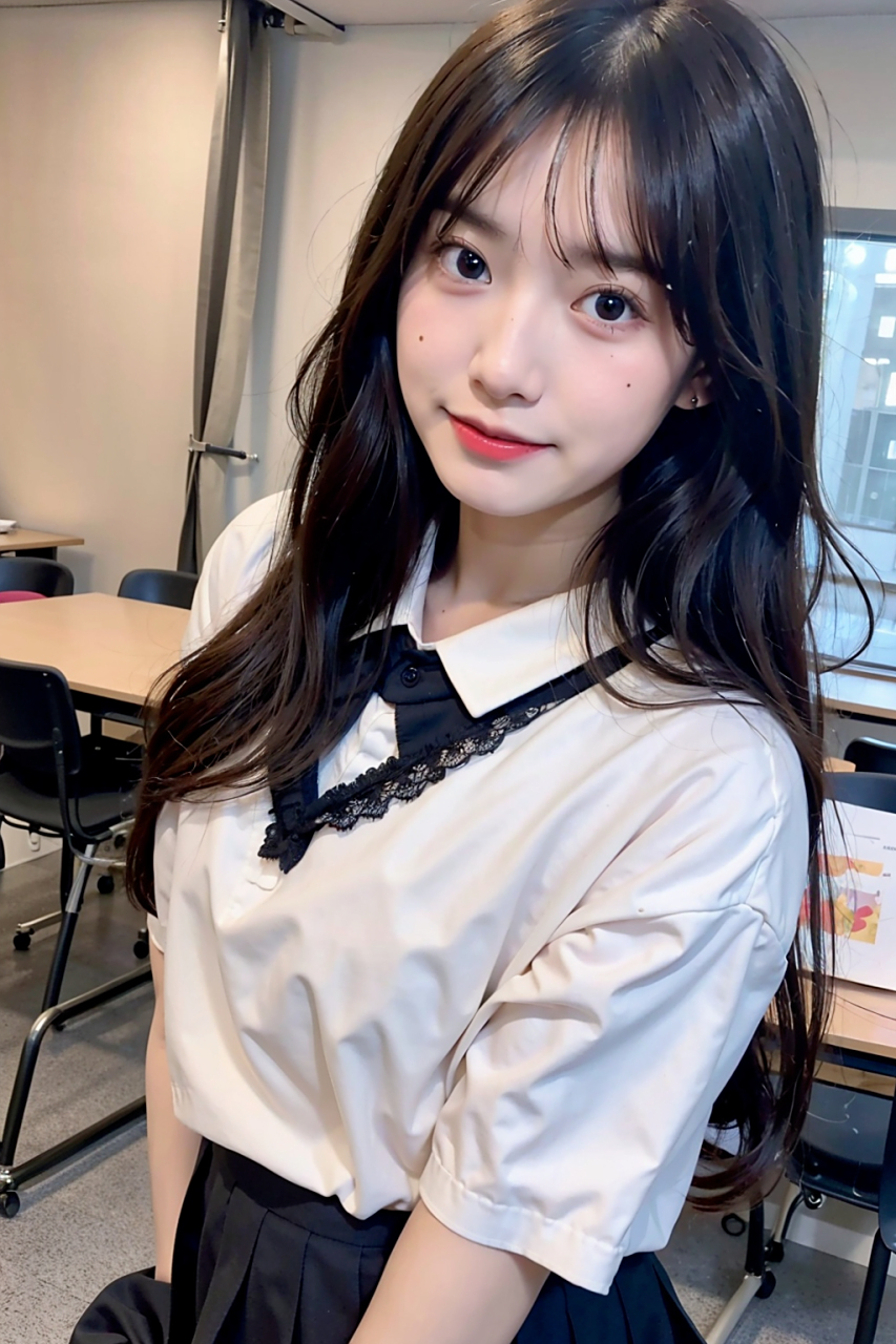 ai美女|甜美气质的校花#美女# #养眼美女# #ai绘画