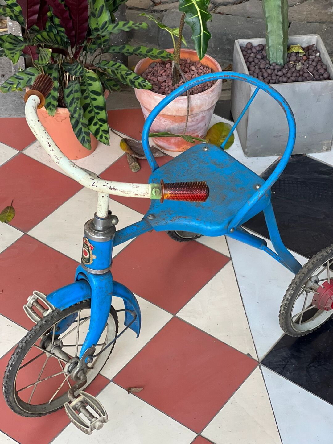 老物件家具 童车三轮车