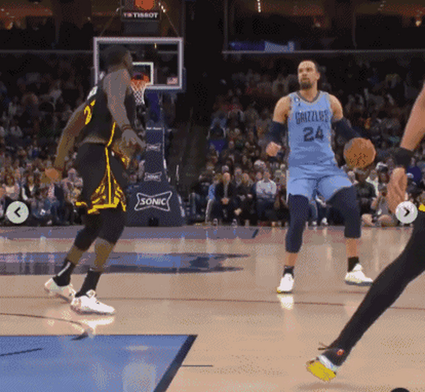 克莱和狄龙两人算是"结梁子"了!#勇士