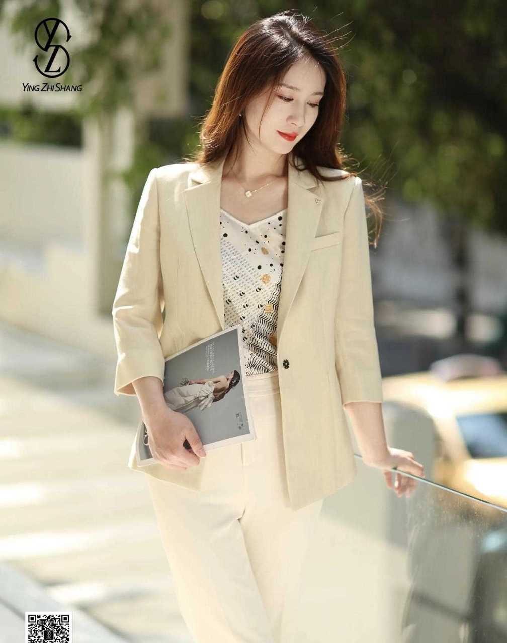 ol日必入——轻彩色套装[咒骂] 显白显气质,映衬日风景 时尚博主