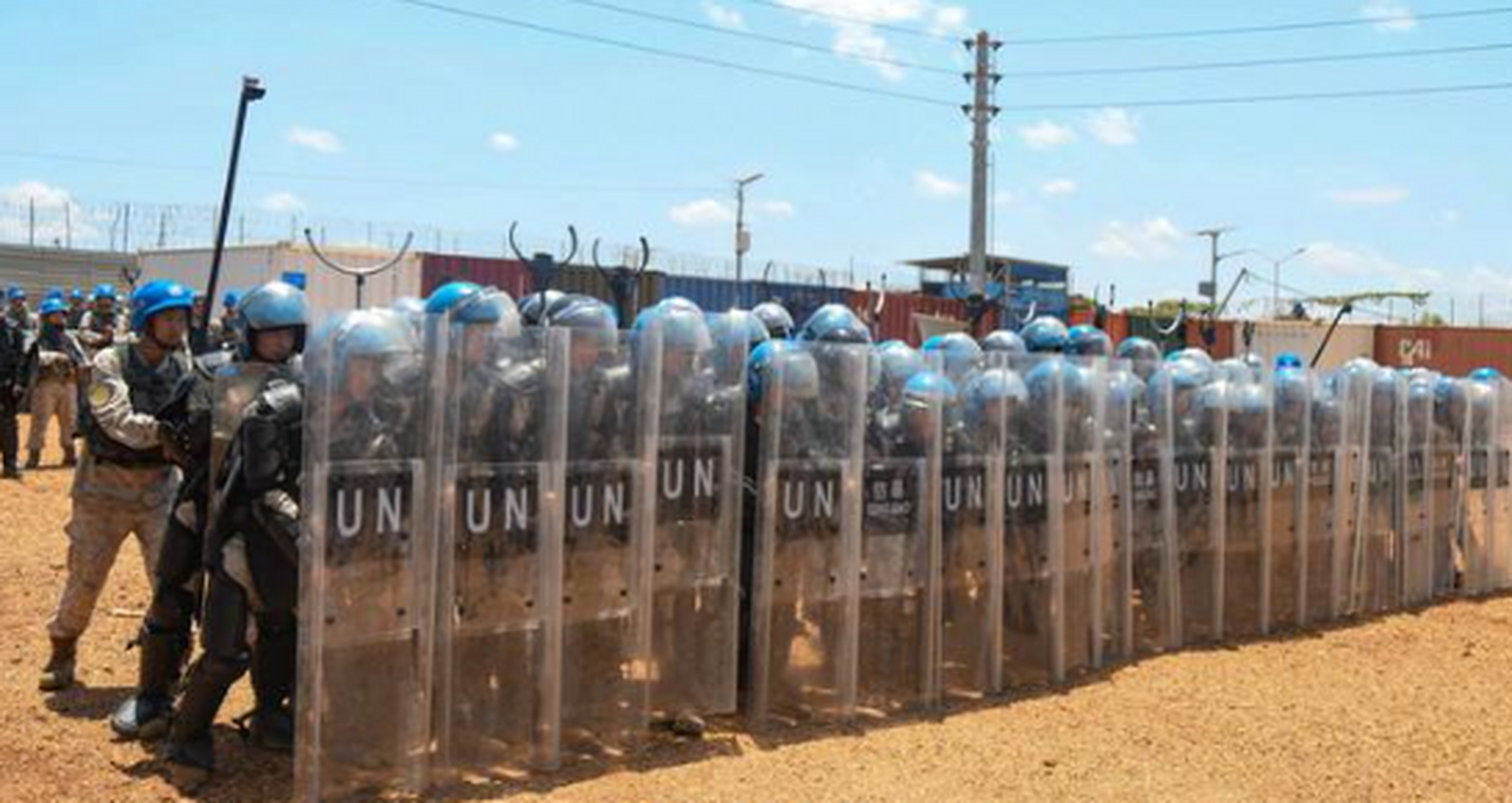 中国第九批赴南苏丹(朱巴)维和步兵营通过首次战备能力评估.