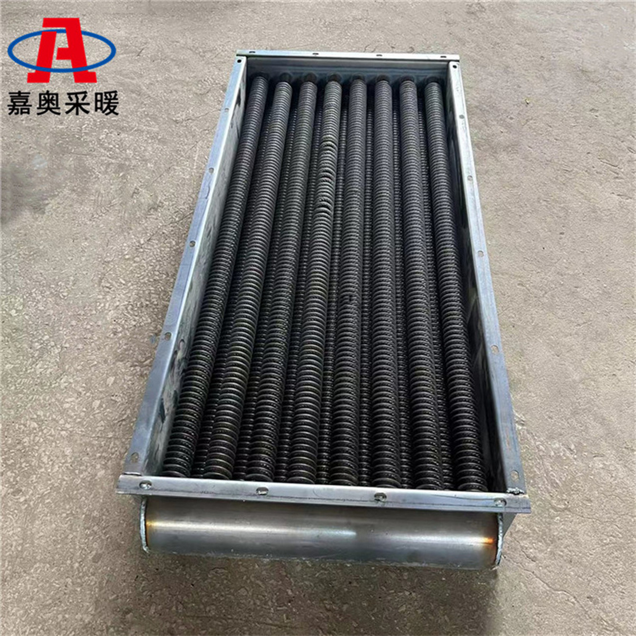 翅片管换热器工作原理 工业烘干翅片管暖气片,厂车间用翅片管散热器