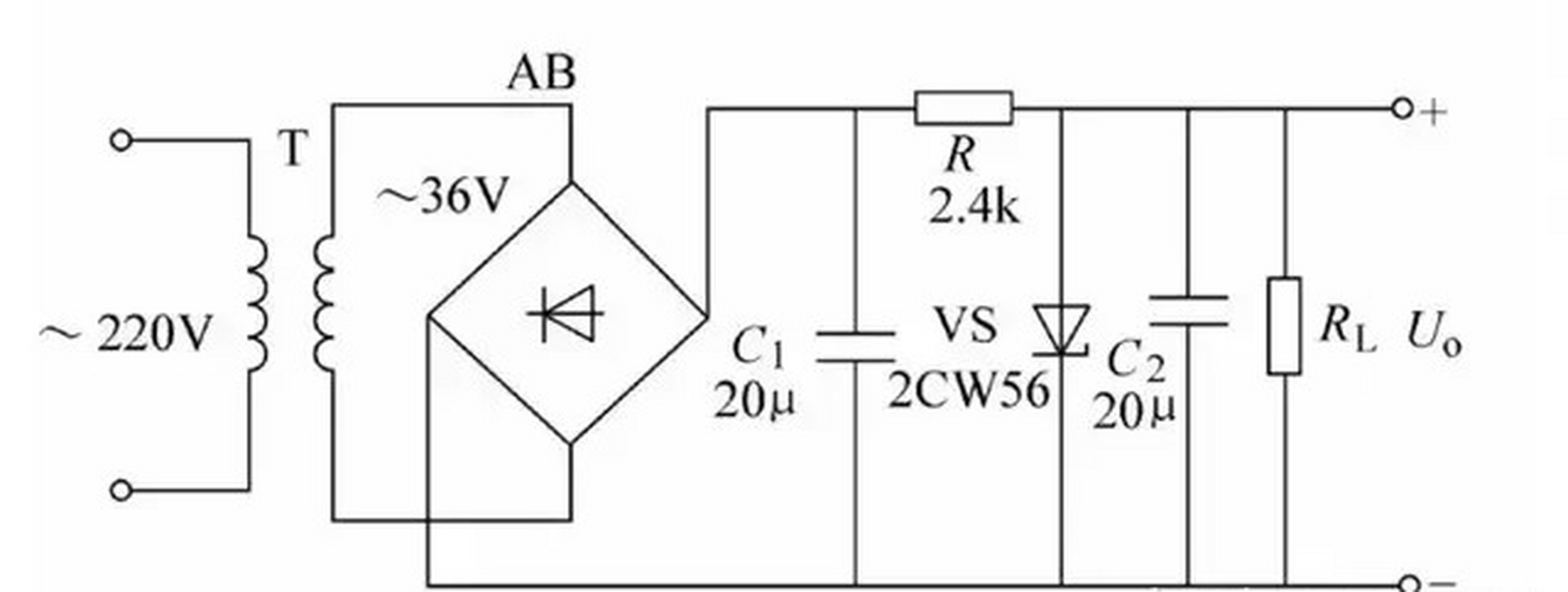 交流稳压器原理图图片