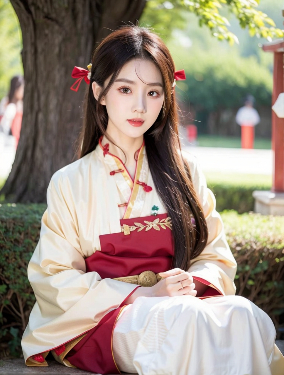 国朝汉服美女高清艺术照#汉服# #美女# #养眼美女