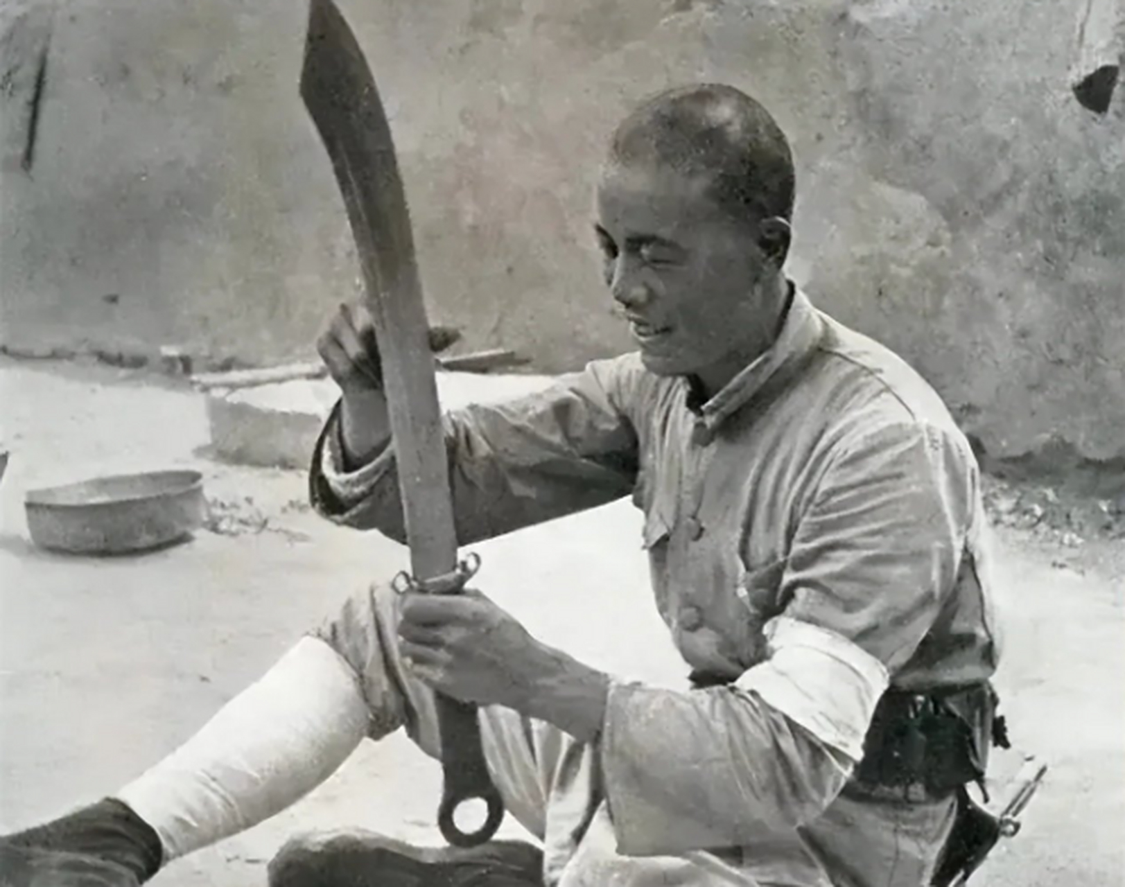 手提8斤大刀抗日的英雄!