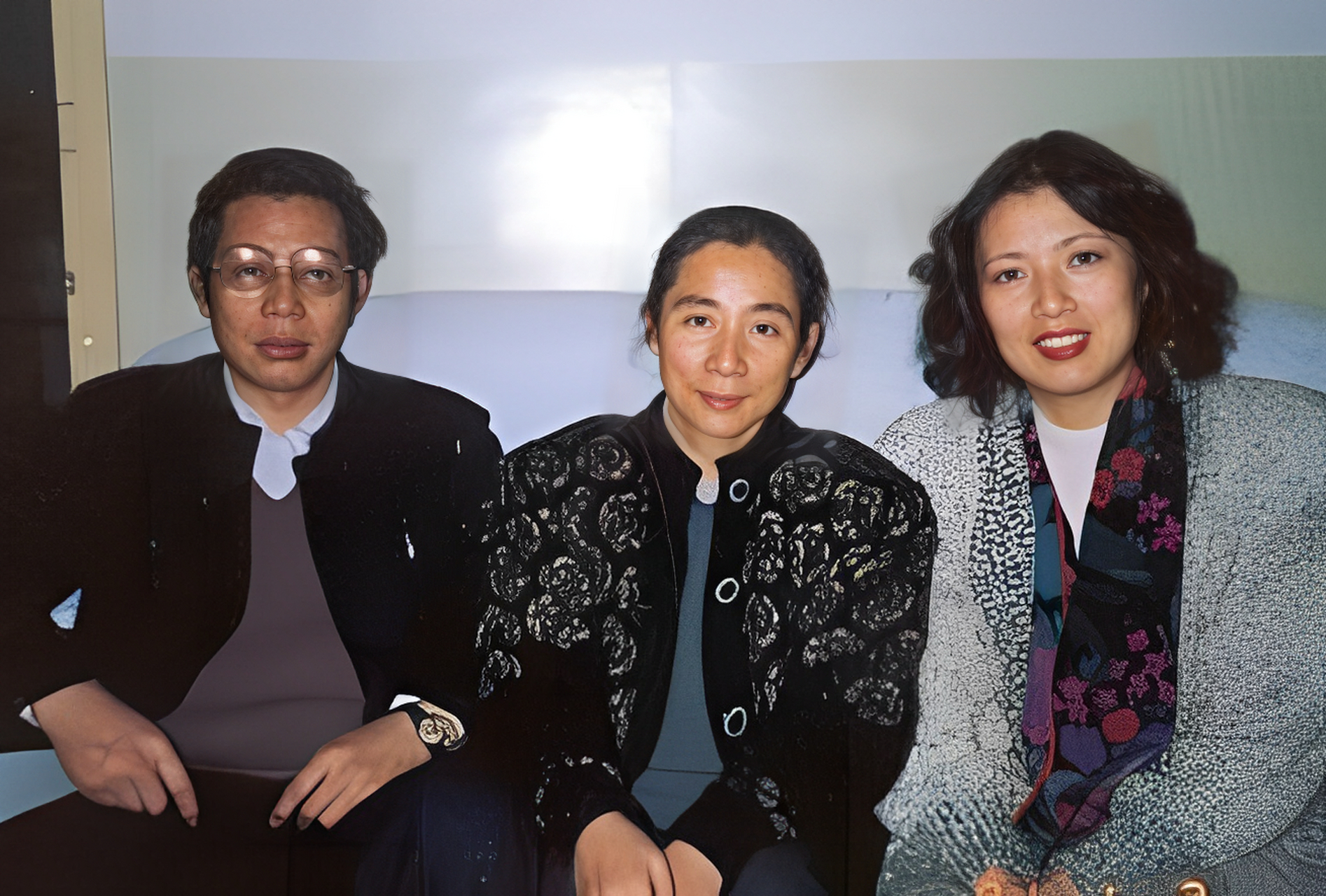 1961年,林豆豆与几个好朋友女孩,李讷,聂力和陶斯亮拍了一张罕见的