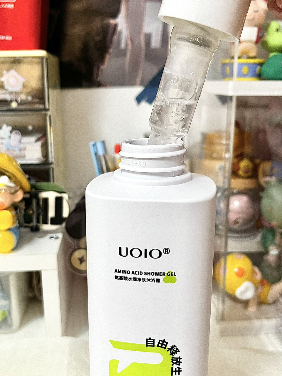 好温柔干净的味道～  哈哈哈其实是我的沐浴露香!