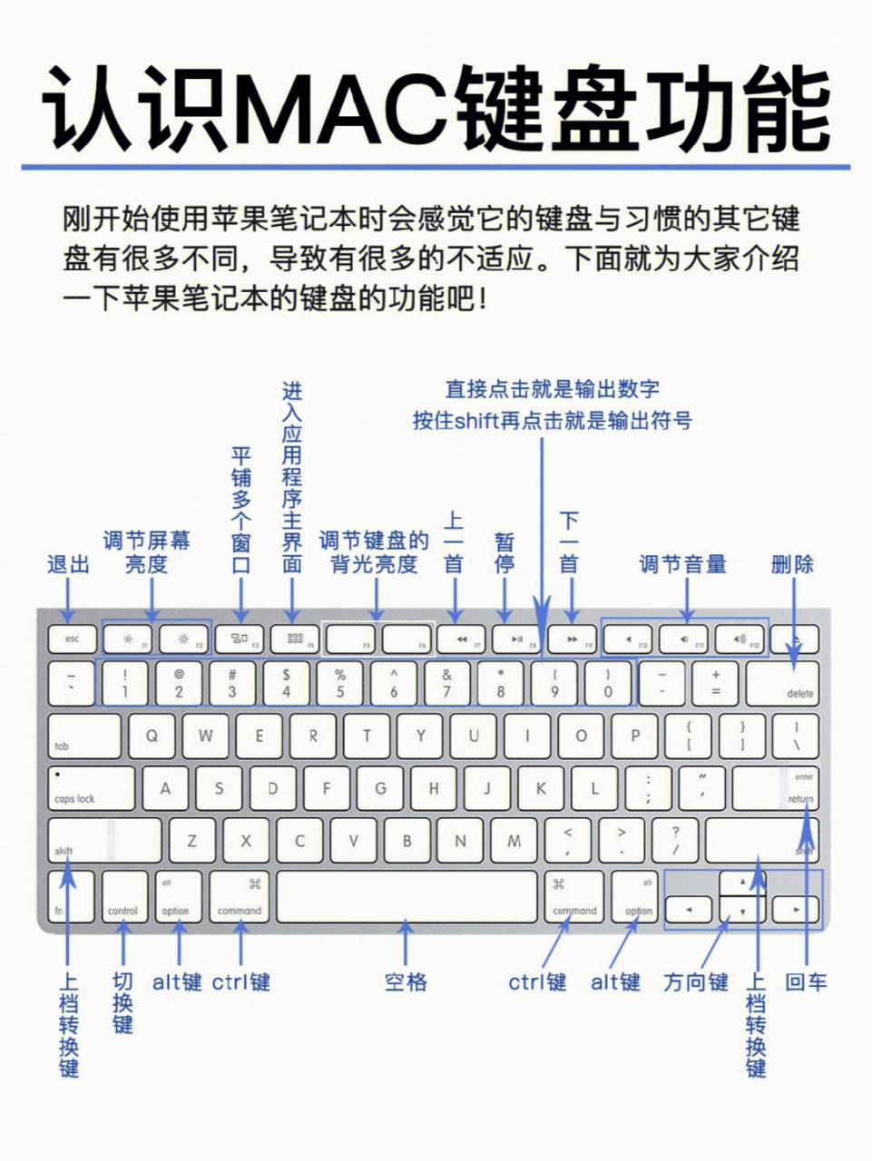 电脑键盘使用方法图解图片