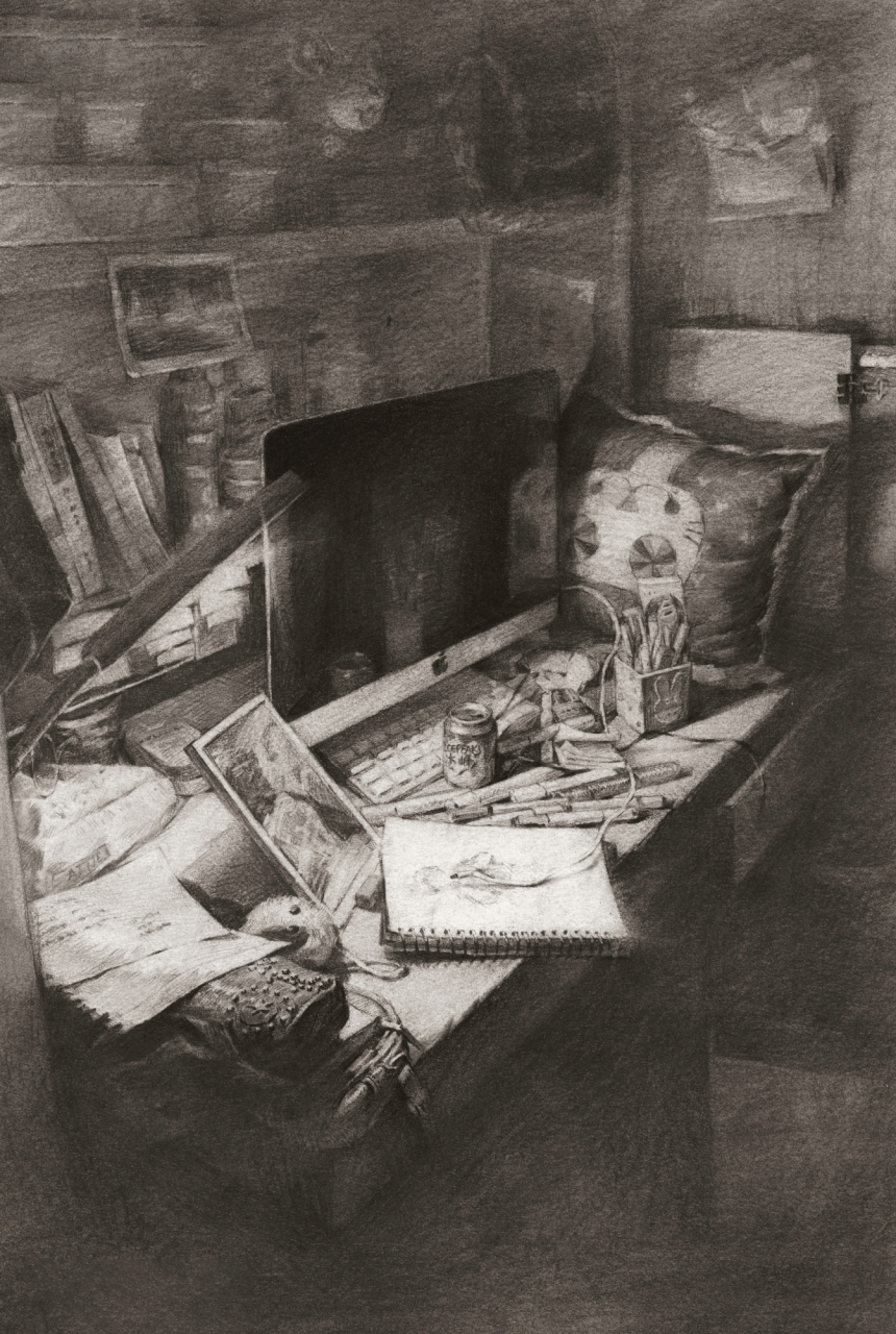 素描场景作品,超有氛围感