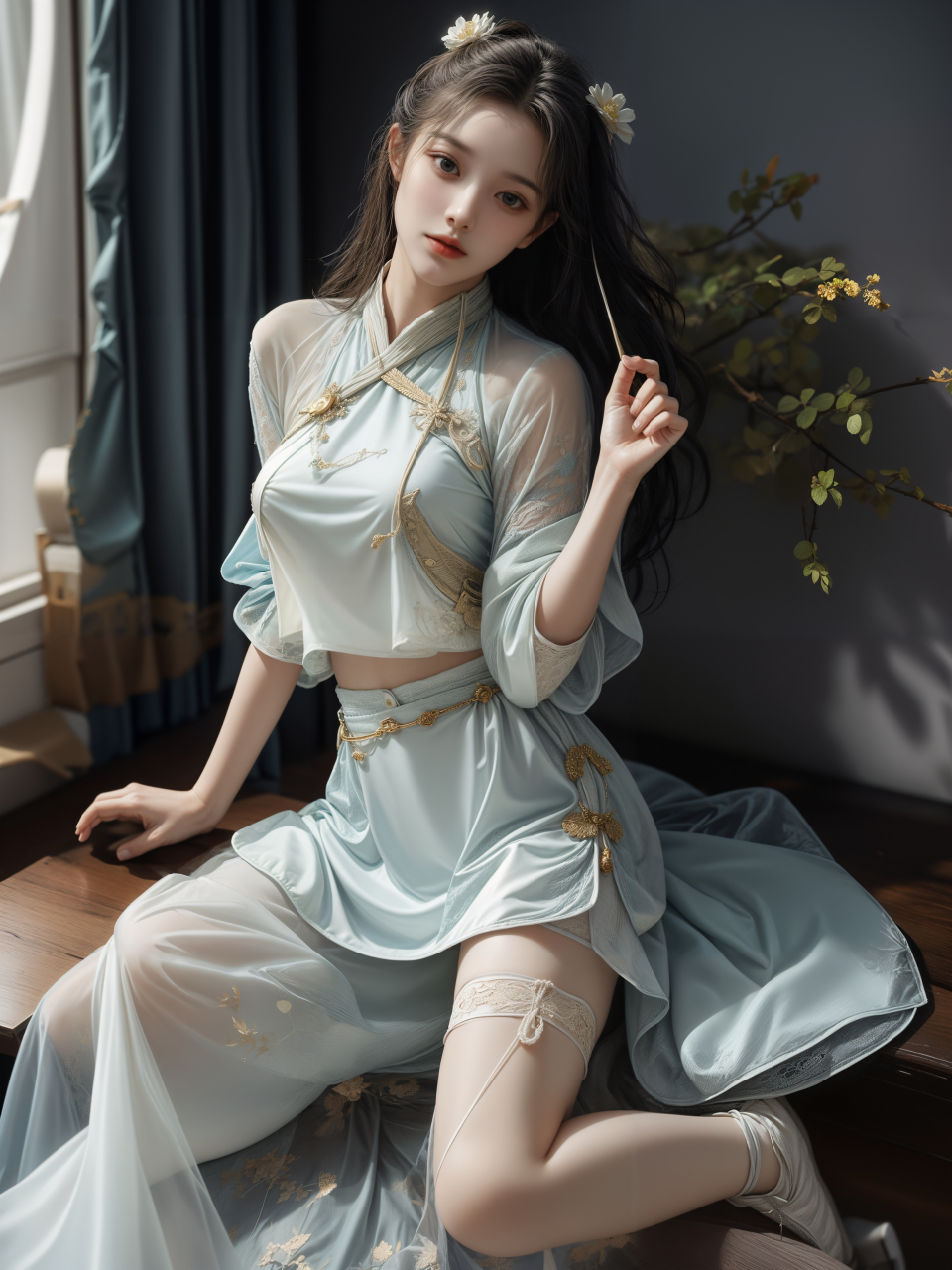 她的热情感染了周围的人,让人们也对汉服