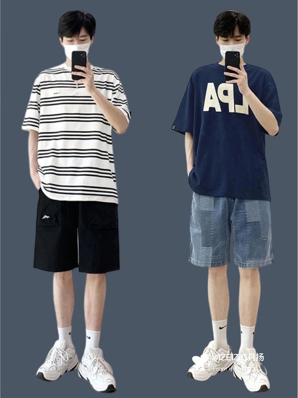 夏日男生平价短袖t恤穿搭微胖显瘦夏装推荐